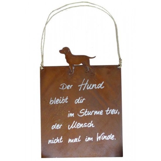 EderostTafel �Hund Sturm� online kaufen