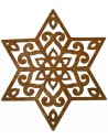 Stern mit Barockmuster - Versaille - zum Hängen - Höhe 20 cm