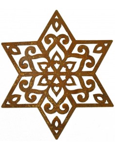Deko Stern ornament zum Aufhängen