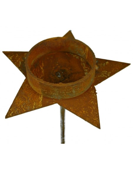 Deko Teelichthalter Stern zum Stecken