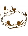 Vögel auf Astring zum Hängen und Stellen - Durchmesser 35 cm