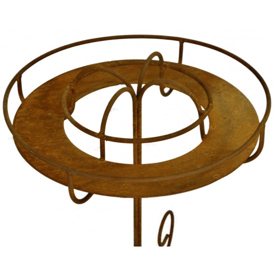 Edelrost Kerzenhalter als Innendekoration - unterschiedliche Größen