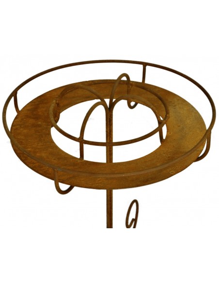 Edelrost Kerzenhalter als Innendekoration - unterschiedliche Größen