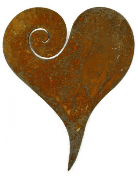 Edelrsot Herz für Hochzeit