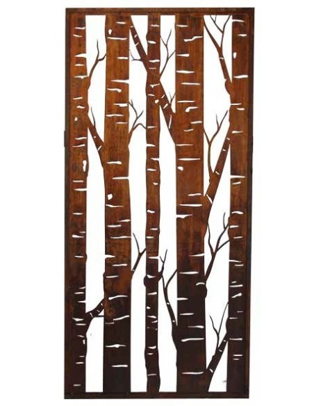 Sichtschutzwand Birke