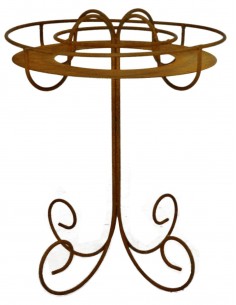 Grosse Windlichter Laternen für Draussen Kranz- und Kerzenhalter zum Stellen - 40 cm hoch 
Höhe 40 cm
Durchmesser 44 cm
Durch 2