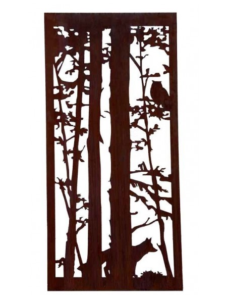Wild Paravent "Fuchs und Eule" 