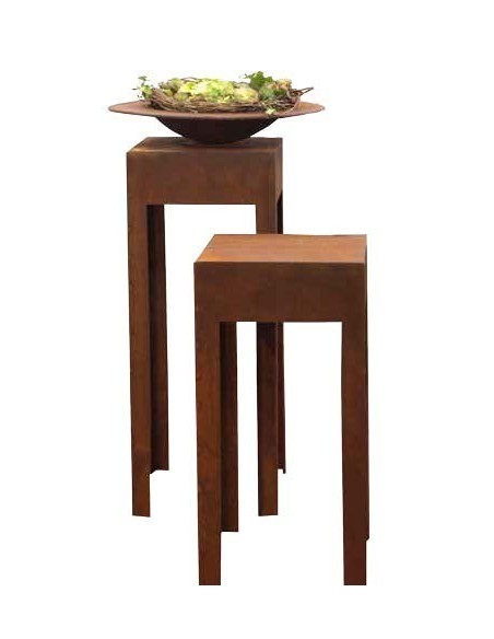 Deko Tisch aus Edelrost 