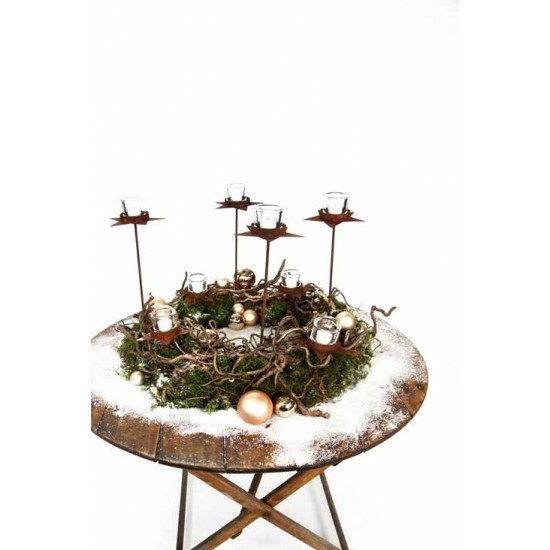 Deko Teelichthalter Stern zum Stecken