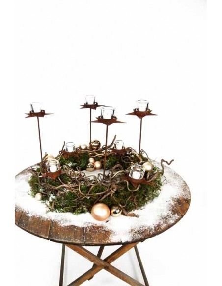 Deko Teelichthalter Stern zum Stecken