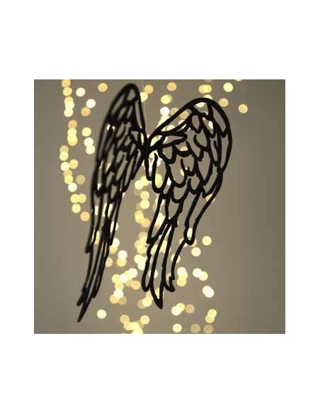 Metallflügel rostig romantisch beleuchtet