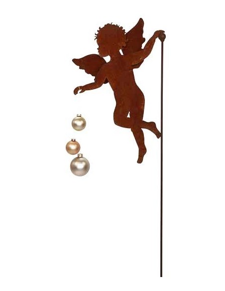 Engelchen auf Stab mit Kugel auf Stab 140 cm 