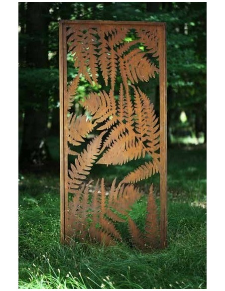 Farn Sichtschutz aus Metall