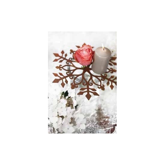 Deko Schneekristal zum Aufhängen für winterliche Fensterdeko