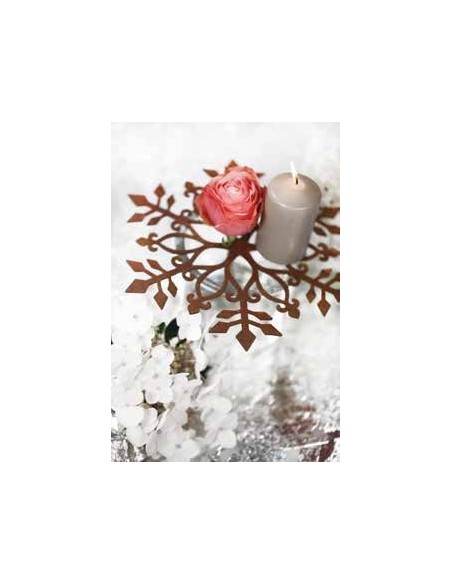 Deko Schneekristal zum Aufhängen für winterliche Fensterdeko