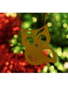 Christbaumschmuck Eule, groß, 18 cm hoch 2