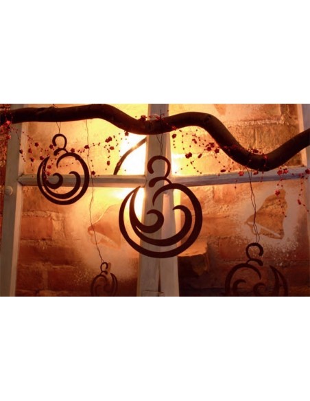 Edelrost Weihnachtsbaumschmuck