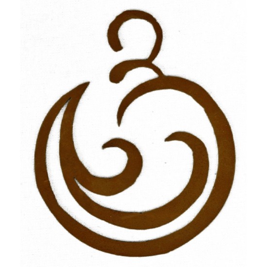 Weihnachtsbaumschmuck Metall Kugel Edelrost