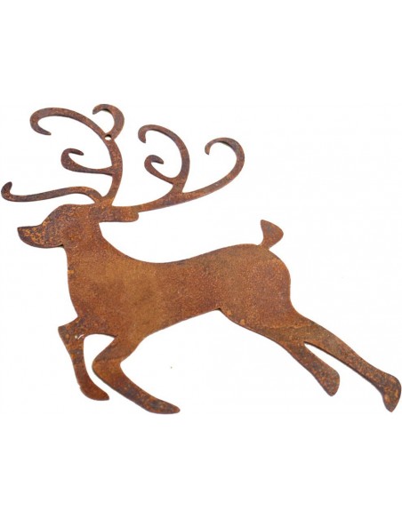 Christbaumschmuck aus Metall Rentier Christbaumschmuck aus Metall Rentier