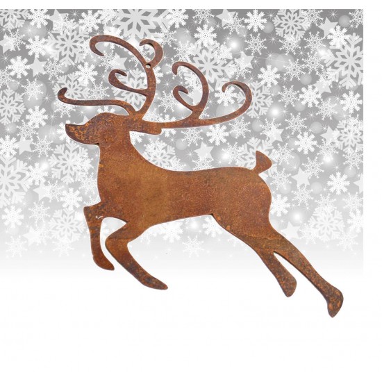 Weihnachtsdeko Rost Rentier