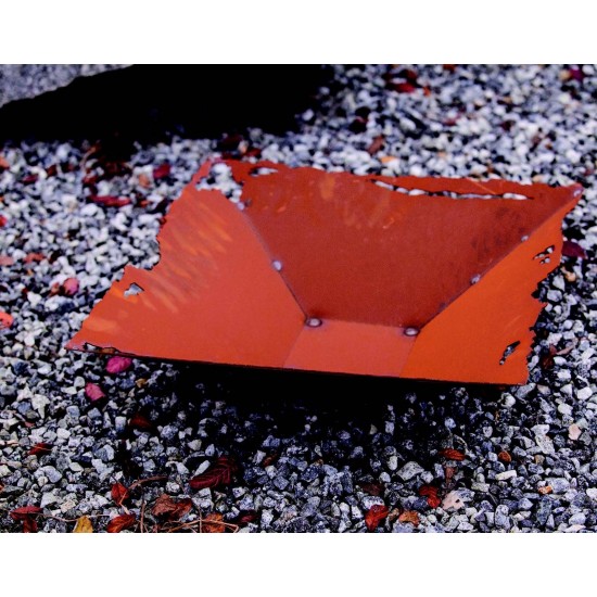 Rostschale Risse 44 x 44 cm Pflanztiefe 10,5 cm