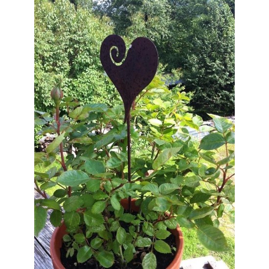 Blumentopf Gartenstecker Herz