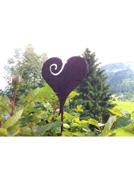 Topfgarten Deko Idee Herz