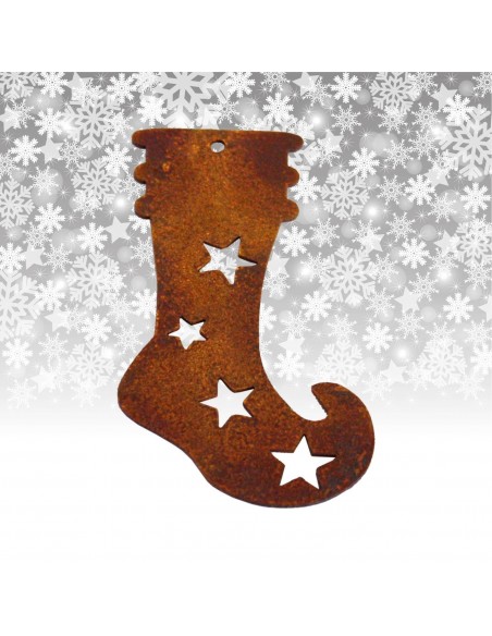 Christbaumschmuck Socke 13,5 cm  Christbaumschmuck Socke 13,5 cm