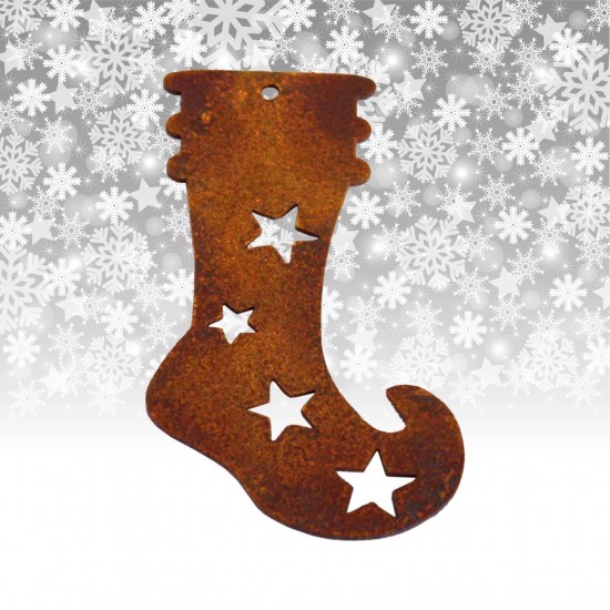 Christbaumschmuck Socke 18 cm