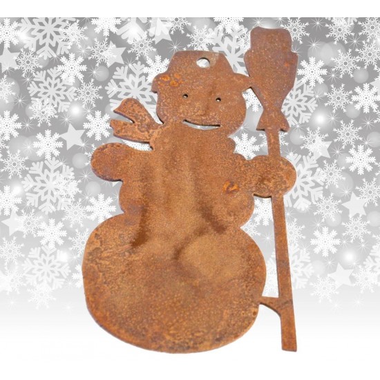 Christbaumschmuck Schneemann - Einfach 13,5 cm