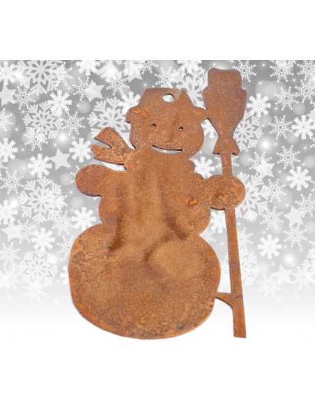 Christbaumschmuck Schneemann - Einfach 13,5 cm