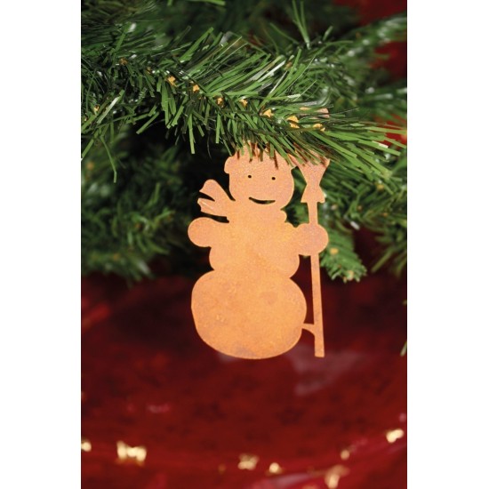 Christbaumschmuck Schneemann - Einfach 13,5 cm