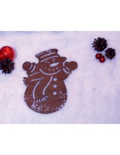 Christbaumschmuck Schneemann mit Schal 13,5 cm 2