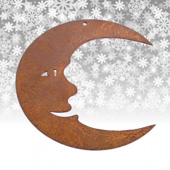 Christbaumschmuck Mond, 13,5 cm hoch