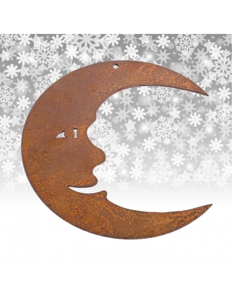 Christbaumschmuck Mond, 13,5 cm hoch