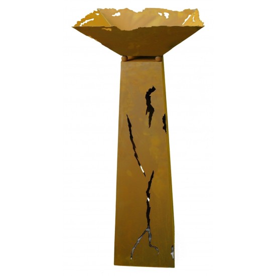 Säule Trapez Mystik 116,5 cm hoch inkl. Schale