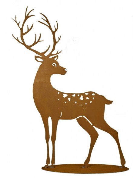 Edler Hirsch auf Platte, klein, 57 cm hoch verschönert Ihre Wohnung