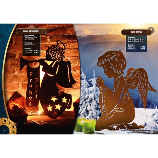 Edelrost Katalog Winter  Geschenkideen und Weihnachtsdeko und Christbaumschuck