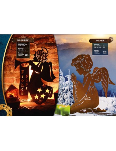 Edelrost Katalog Winter  Geschenkideen und Weihnachtsdeko und Christbaumschuck Edelrost Katalog Winter  Geschenkideen und Weihnachtsdeko und Christbaumschuck