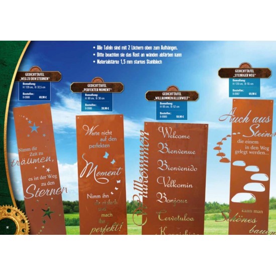 Edelrost Katalog Winter  Geschenkideen und Weihnachtsdeko und Christbaumschuck
