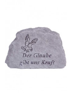 Gedenkstein "Der Glaube gibt uns Kraft"