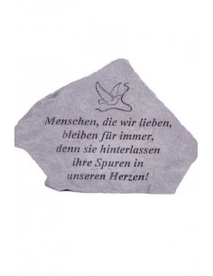 Gedenkstein  "Menschen,die wir lieben.."