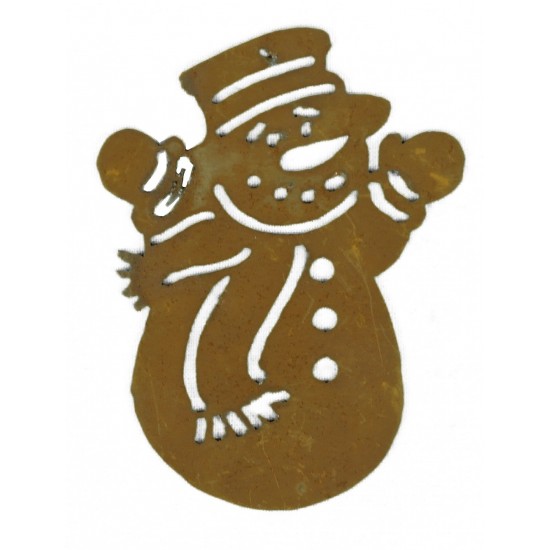 Christbaumschmuck Schneemann mit Schal - SET