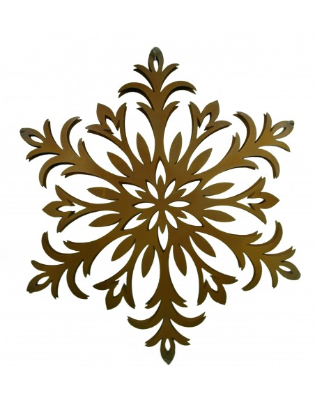 Flocke 6 Schneekristall filigran gebogen Ø 20 cm 