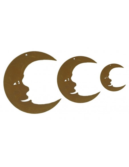 Christbaumschmuck Mond - SET