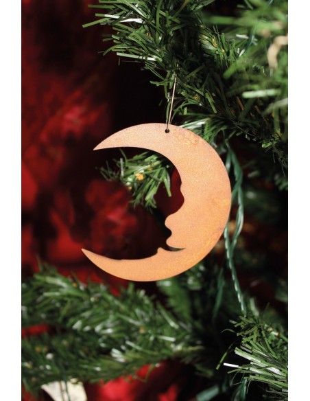 Christbaumschmuck Mond, 13,5 cm hoch