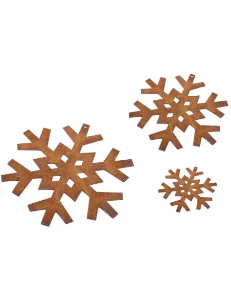 Christbaumschmuck Flocke 1, klein, - eckig Ø 8 cm