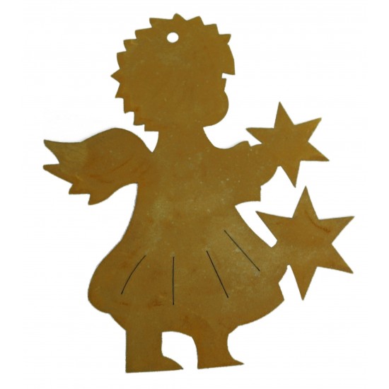 Christbaumschmuck Engel mit Stern 4, - 3er Set