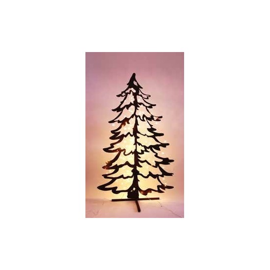 Christbaum offen mit Steckverbindung, H 167 cm, B 91 cm, + Stab