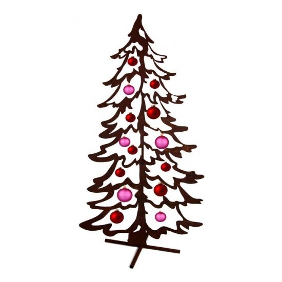 Christbaum offen mit Steckverbindung, H 167 cm, B 91 cm, + Stab